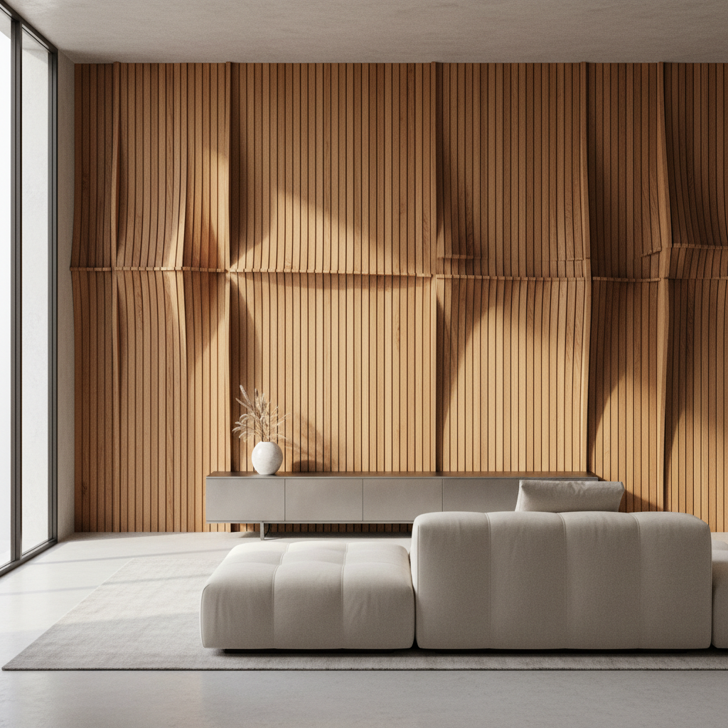 Cu o tratare corespunzătoare împotriva umidității, lemnul poate fi integrat chiar și în baie. Un perete de accent cu riflaje, combinat cu plante verzi și iluminat ambiental, poate transforma baia într…